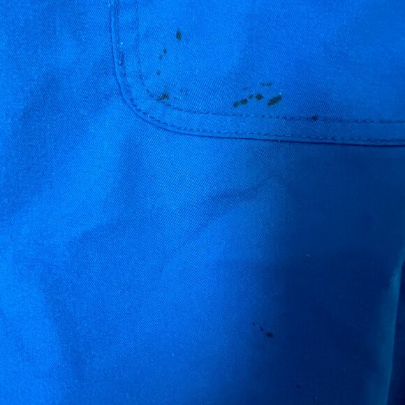 CHEROKEE Royal Blue Workwear Revolution Womens V Neck Scrub Top- MEDIUM - Picture 5 of 5